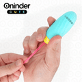 ONINDER CUTE - HUEVO VIBRADOR LOVE PLEASURE - PIEDRAS DE SILICONA GIRATORIAS - APLICACIÓN GLOBAL GRATUITA