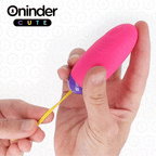 ONINDER CUTE - HUEVO DE SILICONA CON VIBRACIONES Y GOLPEOS - APLICACIÓN GLOBAL GRATUITA
