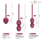 Intense Charli – Kit boules de Kegel bourgogne