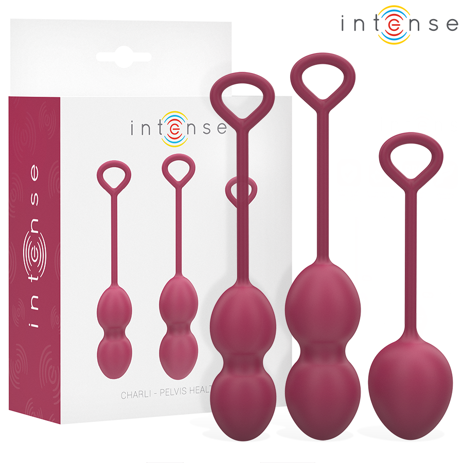 Intense Charli – Kit boules de Kegel bourgogne