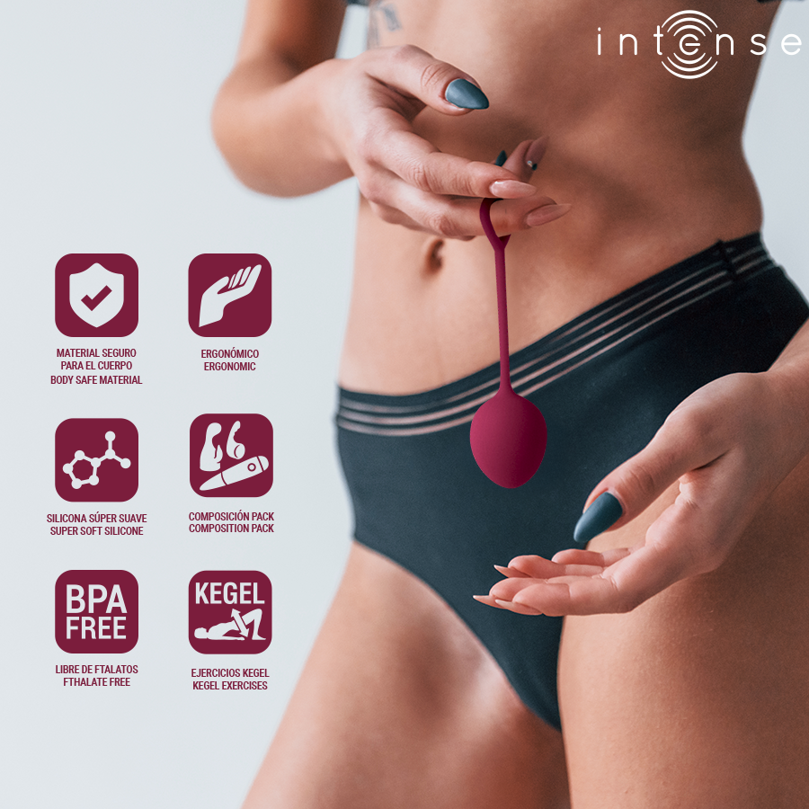 Intense Charli – Kit boules de Kegel bourgogne