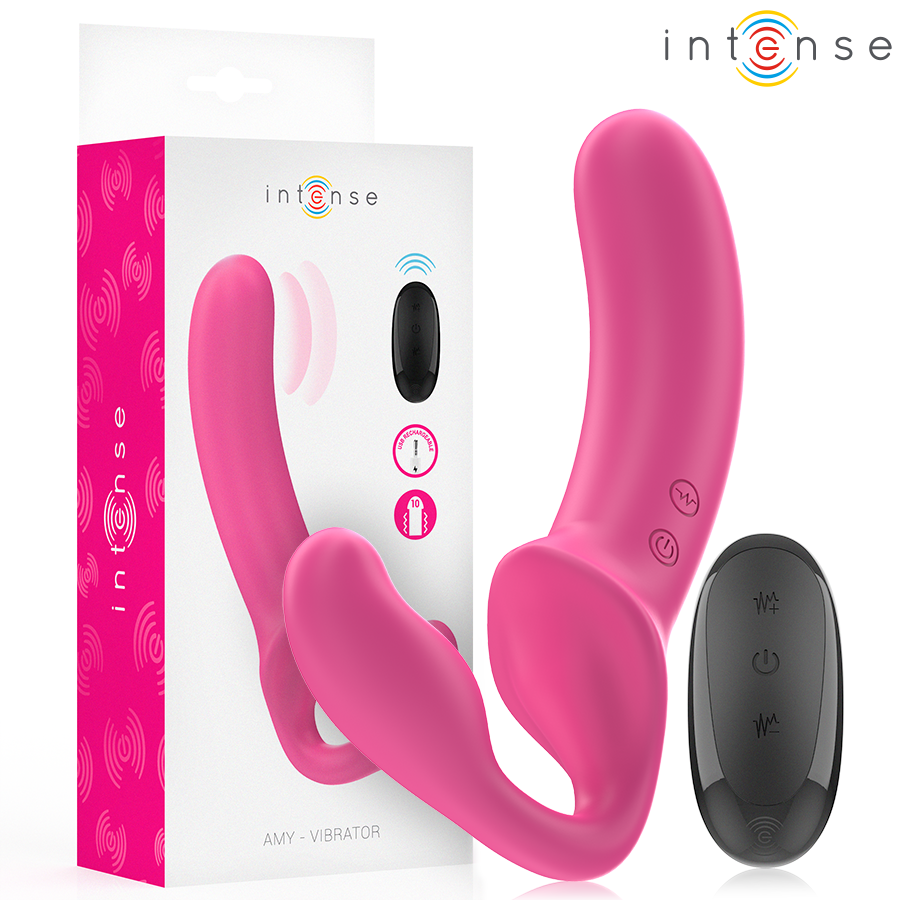 Intense Amy, vibromasseur 20 cm avec télécommande