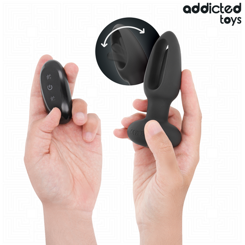 Addicted Toys — Plug langue vibrante, télécommande