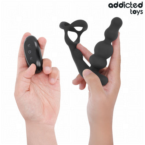 Addicted Toys — Masseur prostate rotatif, télécommande