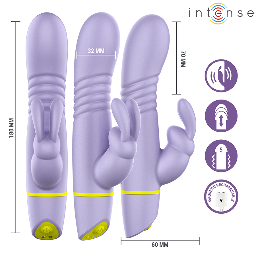 Intense – Helen Rabbit Stimulateur et vibromasseur à poussée