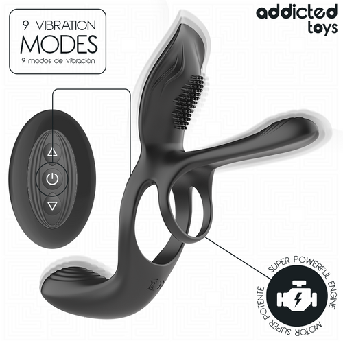 Addicted Toys — Anneau couple + stim clito