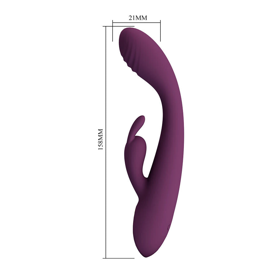 Pretty Love Emma – Vibromasseur rabbit avec stimulateur violet