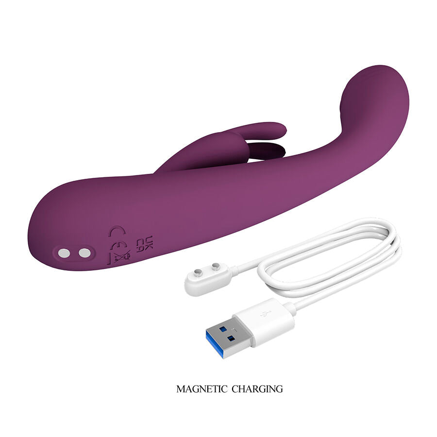 Pretty Love Emma – Vibromasseur rabbit avec stimulateur violet