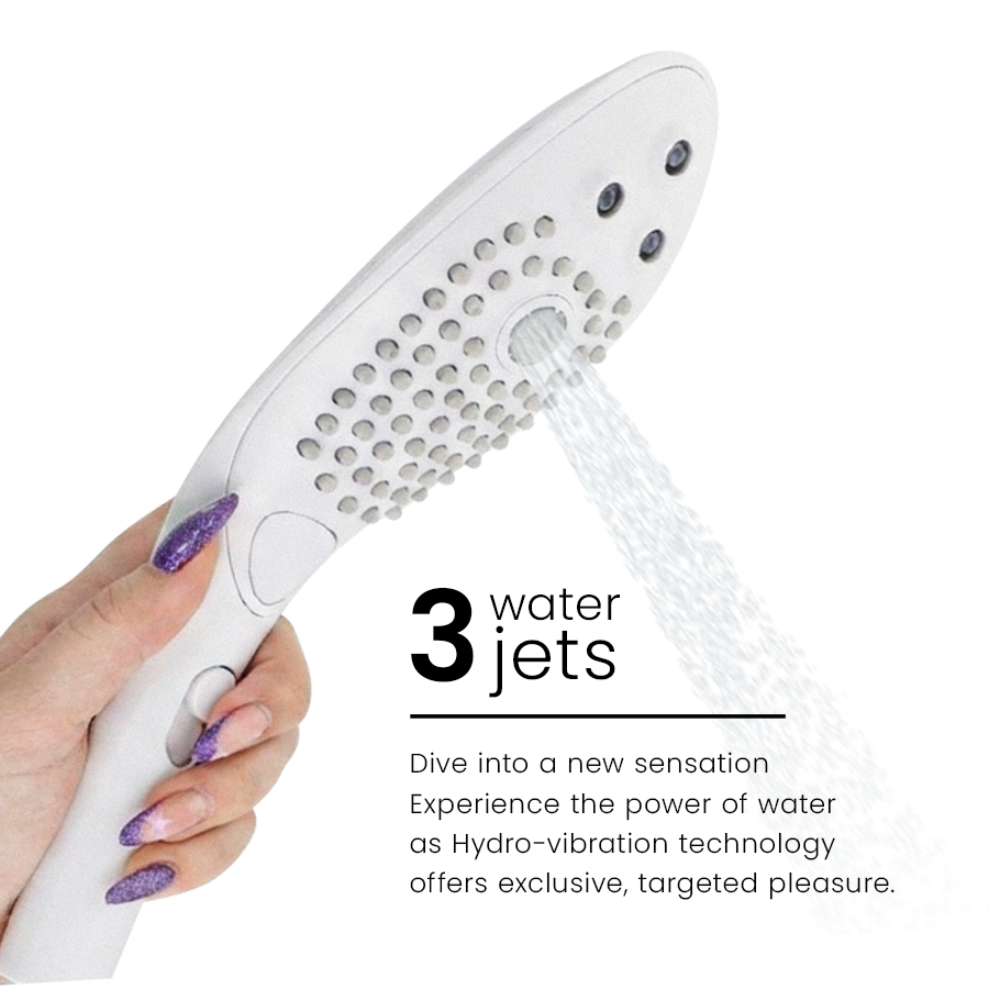 Womanizer – Wave Pommeau de douche stimulateur clitoridien blanc