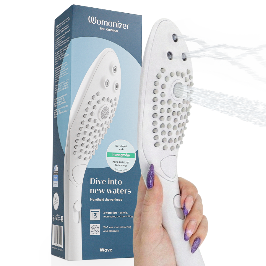 Womanizer – Wave Pommeau de douche stimulateur clitoridien blanc