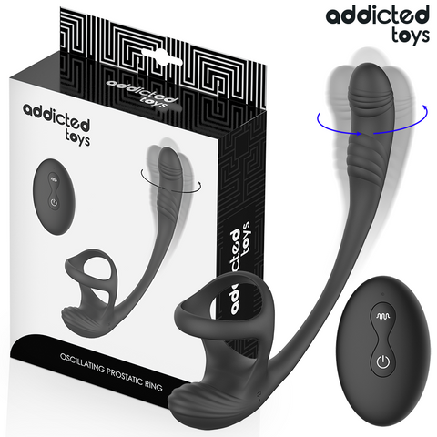 Addicted Toys, plug anal vibrant avec stimulateur de testicules