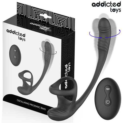 Addicted Toys, plug anal vibrant avec stimulateur de testicules