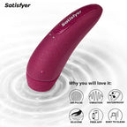 Satisfyer - Curvy 1+  Stimulateur Air Pulse connecté avec app rouge rose