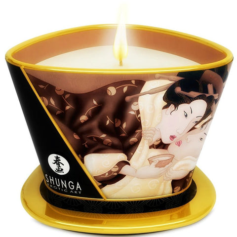 Shunga, bougie de massage chocolat 170 ml