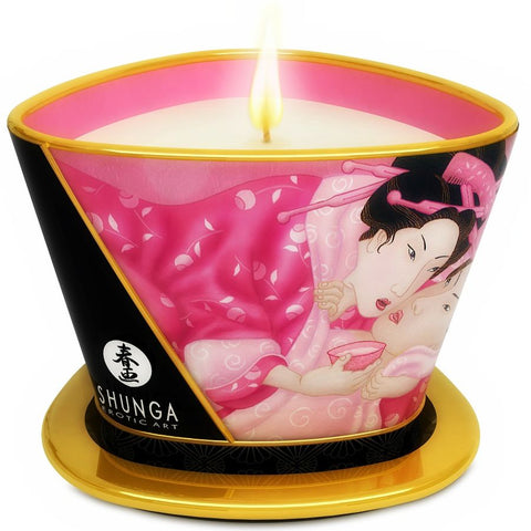 Shunga, bougie de massage roses 170 ml