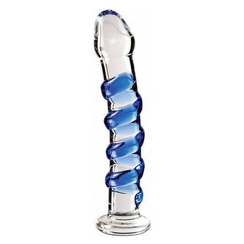 Icicles N°05, gode en verre soufflé
