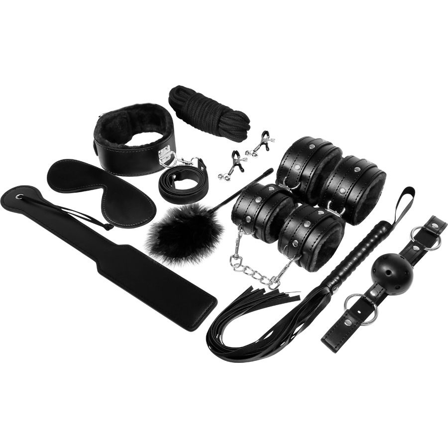 Experience – Kit initiation BDSM série noire 11 pièces