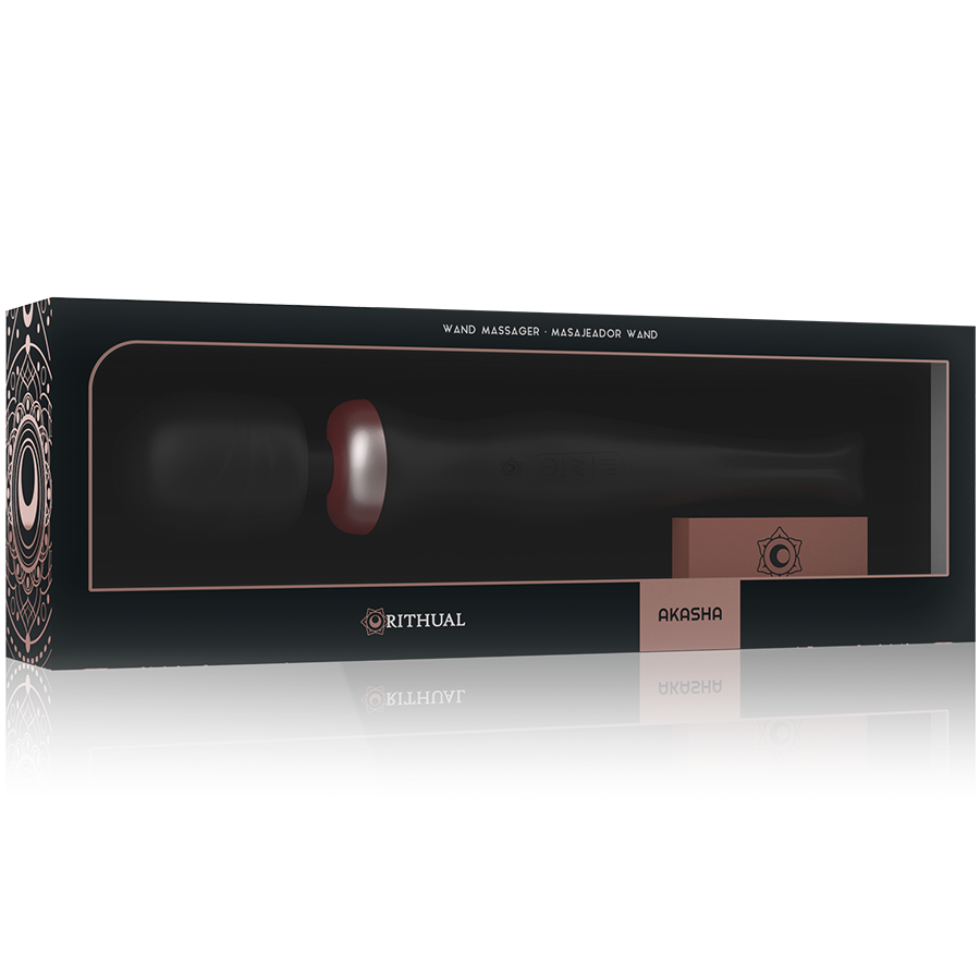 Rithual Akasha 2.0 – Masseur baguette rechargeable noir
