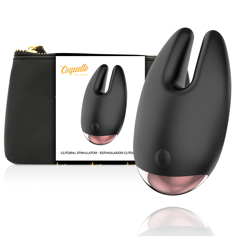 Coquette Chic Desire – Stimulateur clitoridien pince noir & or